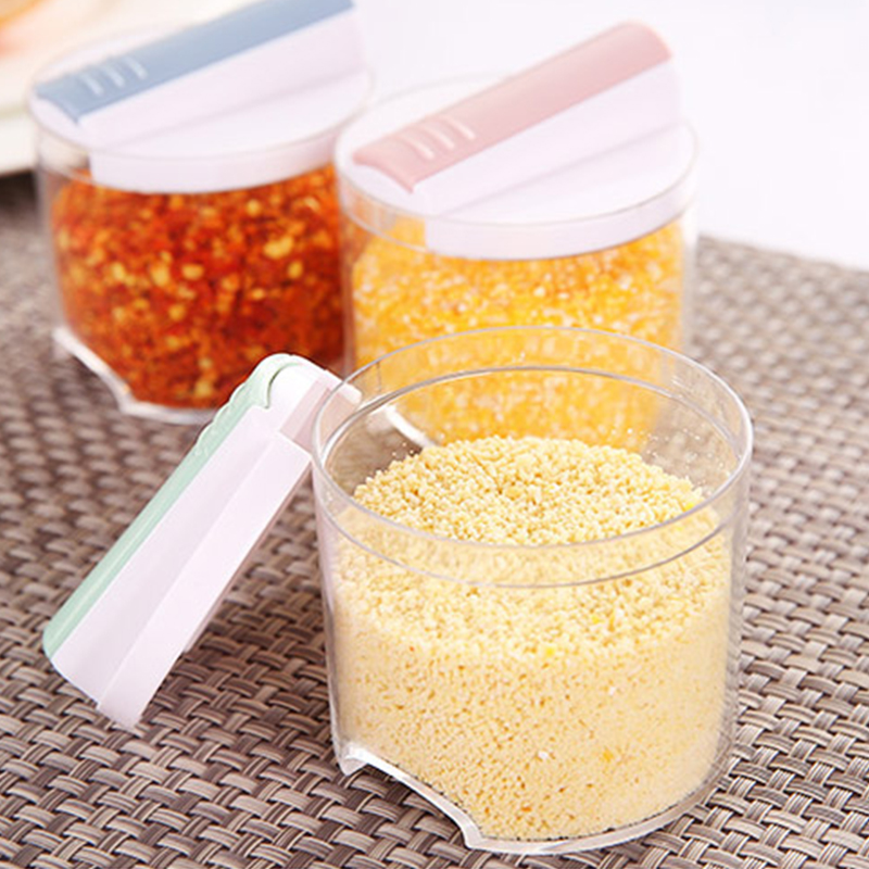 Bộ 5 Lọ Rắc Gia Vị ANAEAT Thiết Kế Trong Suốt Hình Trụ Sáng Tạo Chuyên Dụng Cho Nhà Bếp