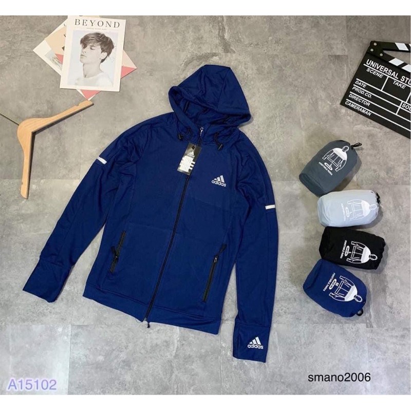 Áo chống  nắng nam Adidas chất kim cương siêu thấm hút mồ hôi | BigBuy360 - bigbuy360.vn