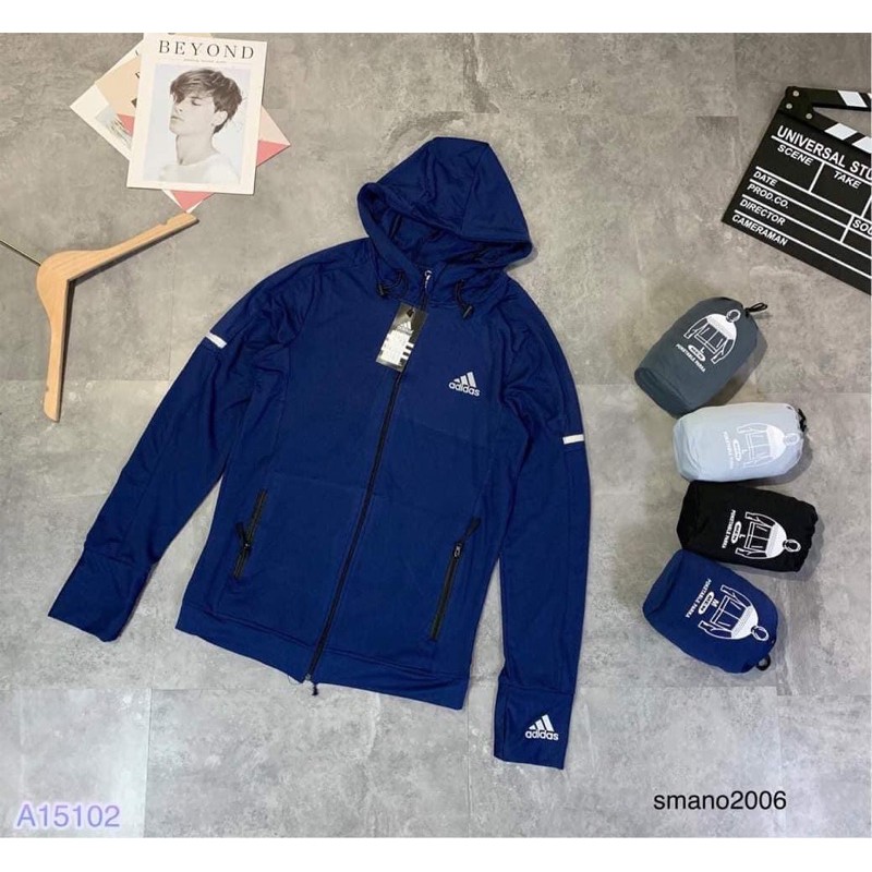 Áo chống  nắng nam Adidas chất kim cương siêu thấm hút mồ hôi | WebRaoVat - webraovat.net.vn