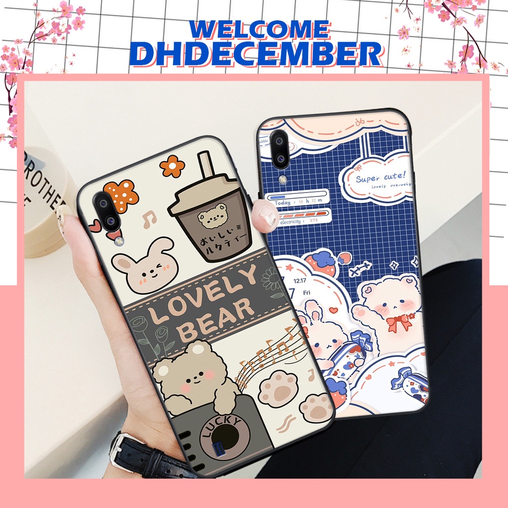 Ốp lưng Samsung Galaxy A01 in hình nice ,good luck happy ốp xinh viền dẻo đẹp chất