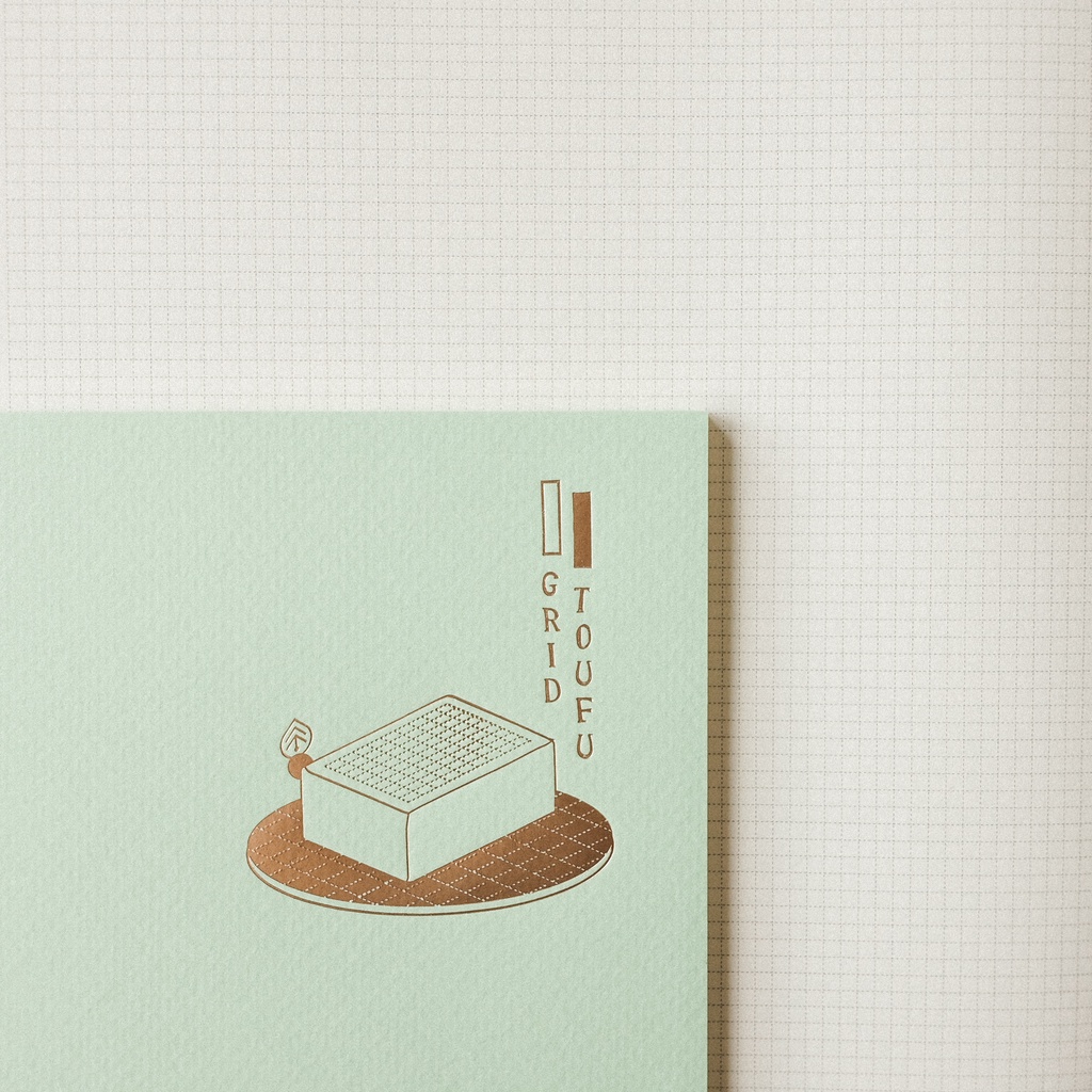 Vở ô li 2.5mm dùng để take notes, luyện chữ GRID TOUFU 🌿 teayoushop
