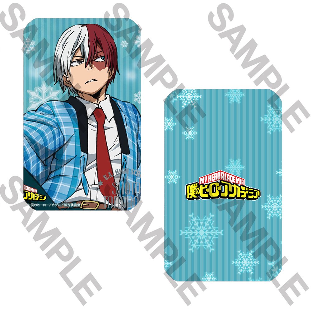 Ảnh card bo góc in hình BOKU NO HERO ACADEMIA ÁO KẺ CARO ver Học Viện Anh Hùng thẻ bo viền 5*8cm anime chibi