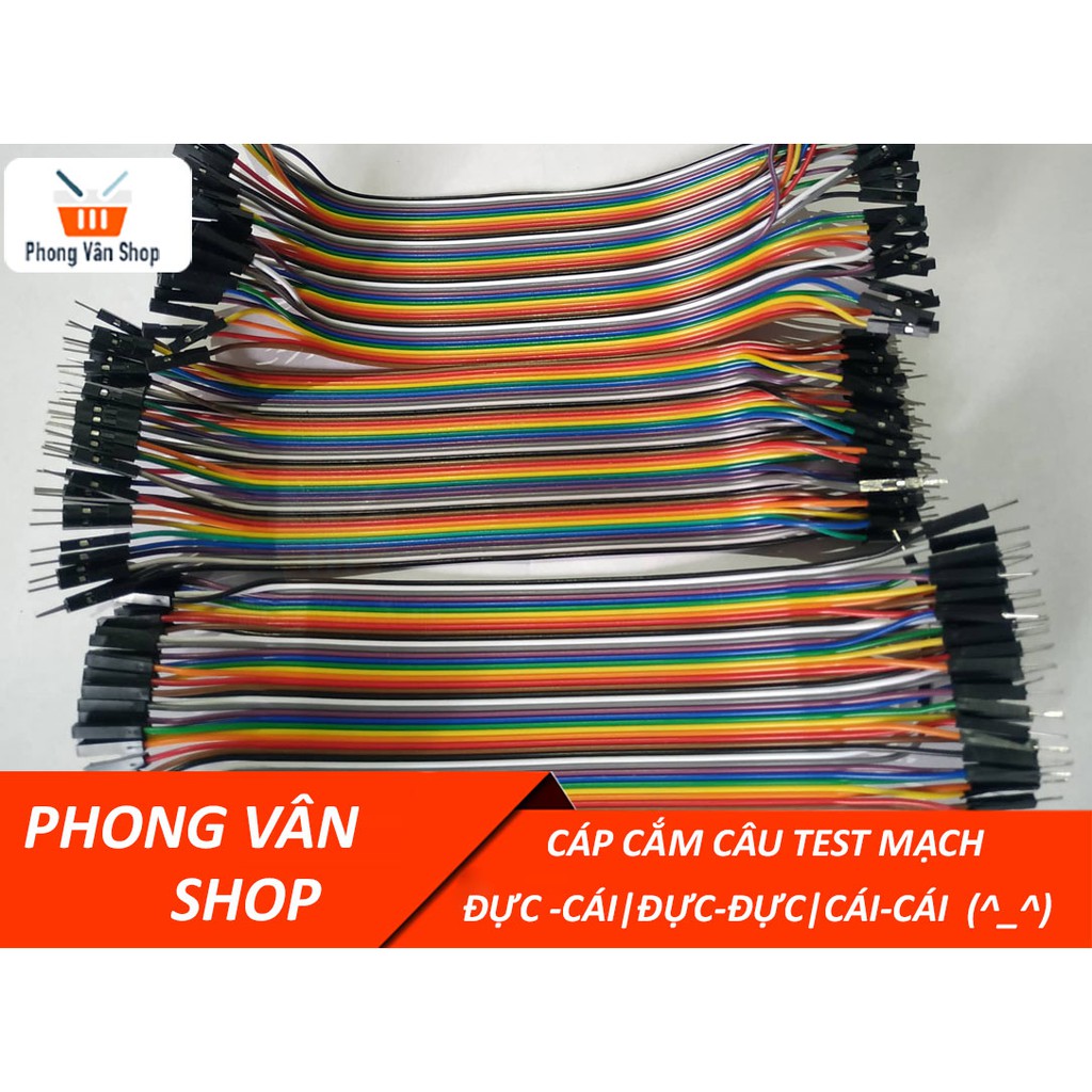 Cáp cắm câu test mạch đực cái - cái cái - đực đực