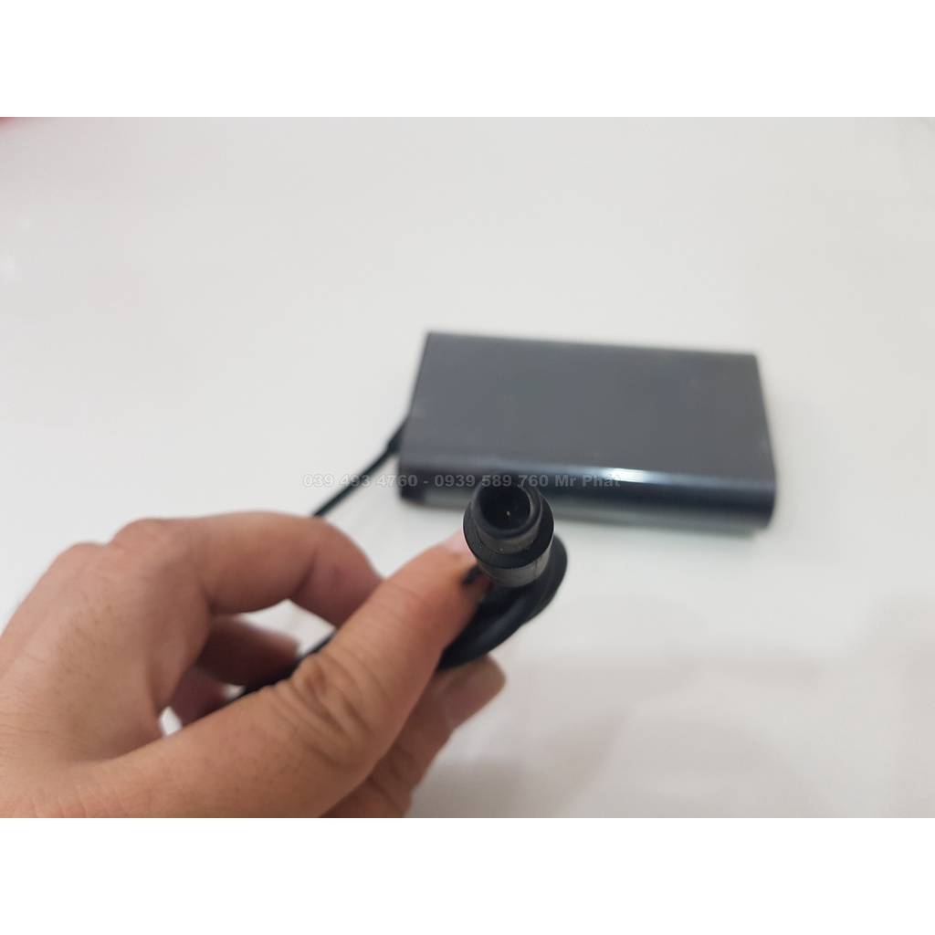 Cục nguồn sạc laptop Dell Oval 19.5V3.34A  65w DA65NM130 Zin bảo hành 12 tháng - Hình thật video thật của sản phẩm