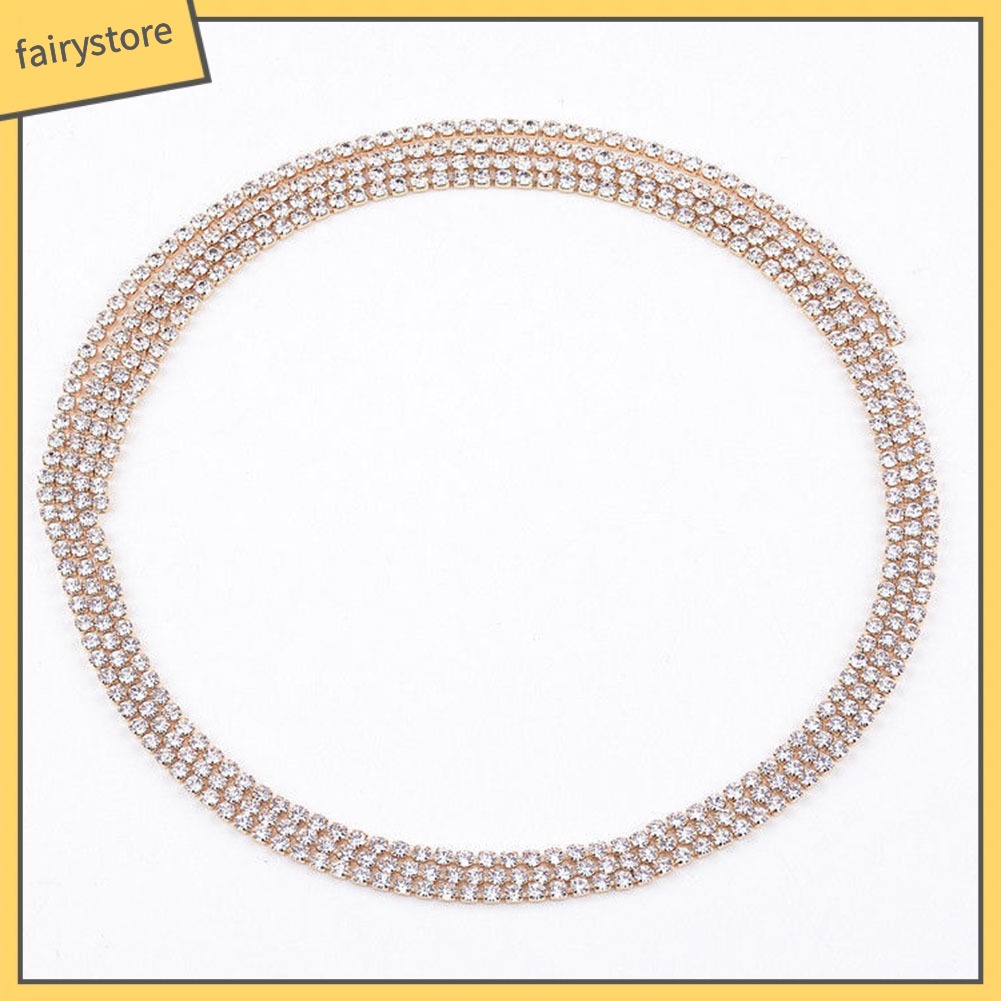 Vòng cổ choker dài cho nữ có đính đá lấp lánh thời trang