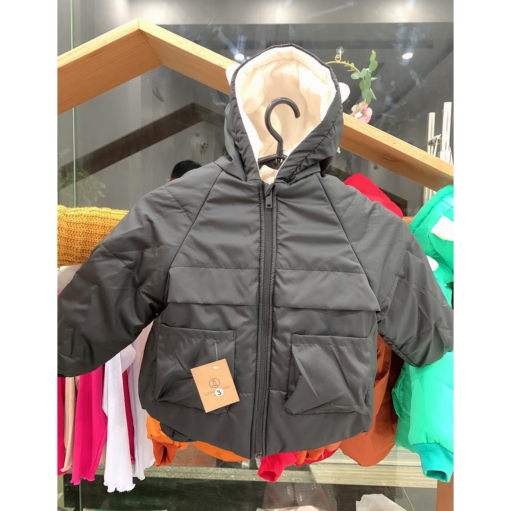 Áo Phao Lông Cừu 3 Lớp , Áo Khoát Cho Bé Trai Bé Gái Nhiều Màu Sắc