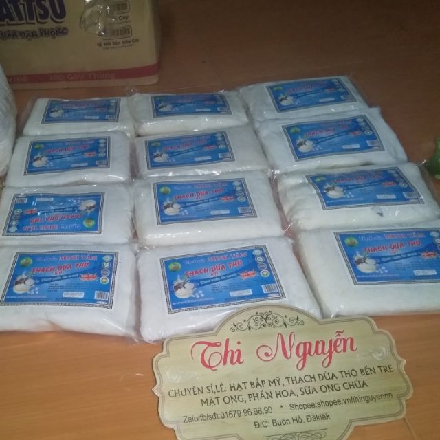 1Kg Thạch Dừa Thô Minh Tâm loại 1( tặng kèm hương vải , hoặc hạt é để nấu)/date mới nhất 2021 | BigBuy360 - bigbuy360.vn