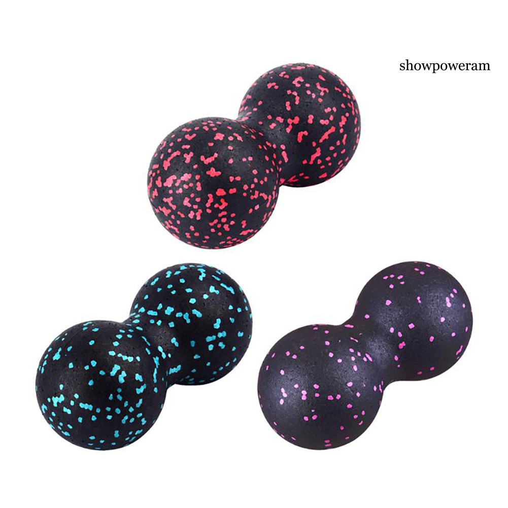SPA EVA Peanut Dual Ball Yoga Fitness Roller Muscle Fascia Relax Body Foot Massager