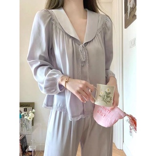[Big Sale] 🌱Bộ Lụa Mặc Nhà ☘️Đồ Ngủ Pijama Lụa Cao Cấp Siêu Mát Mềm Mịn - ELSA