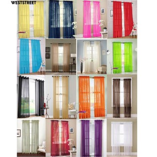 Rèm Cửa Vải Voan Màu Trơn Phong Cách Hiện Đại