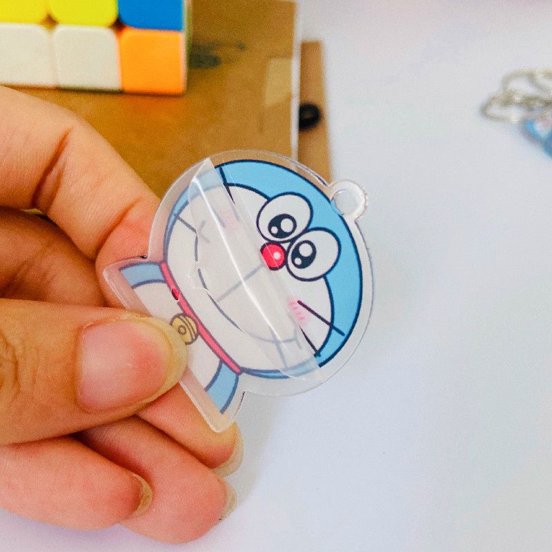 MÓC CHÌA KHÓA HÌNH DOREMON CHẤT LIỆU ACRYLIC DỄ THƯƠNG
