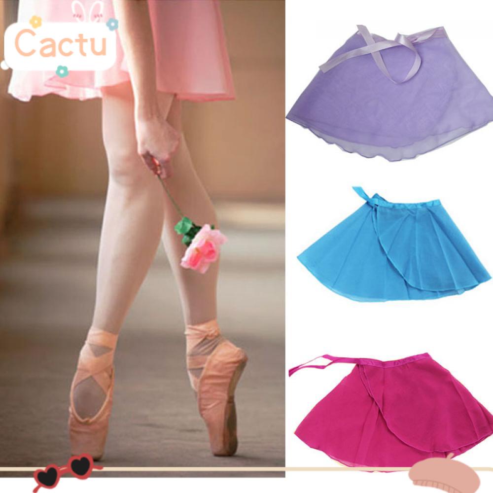 CACTU Girls Dance Dress Clothing Chiffon Tutu Skirt Women Wrap Fashion Skate Ballet/Multicolor