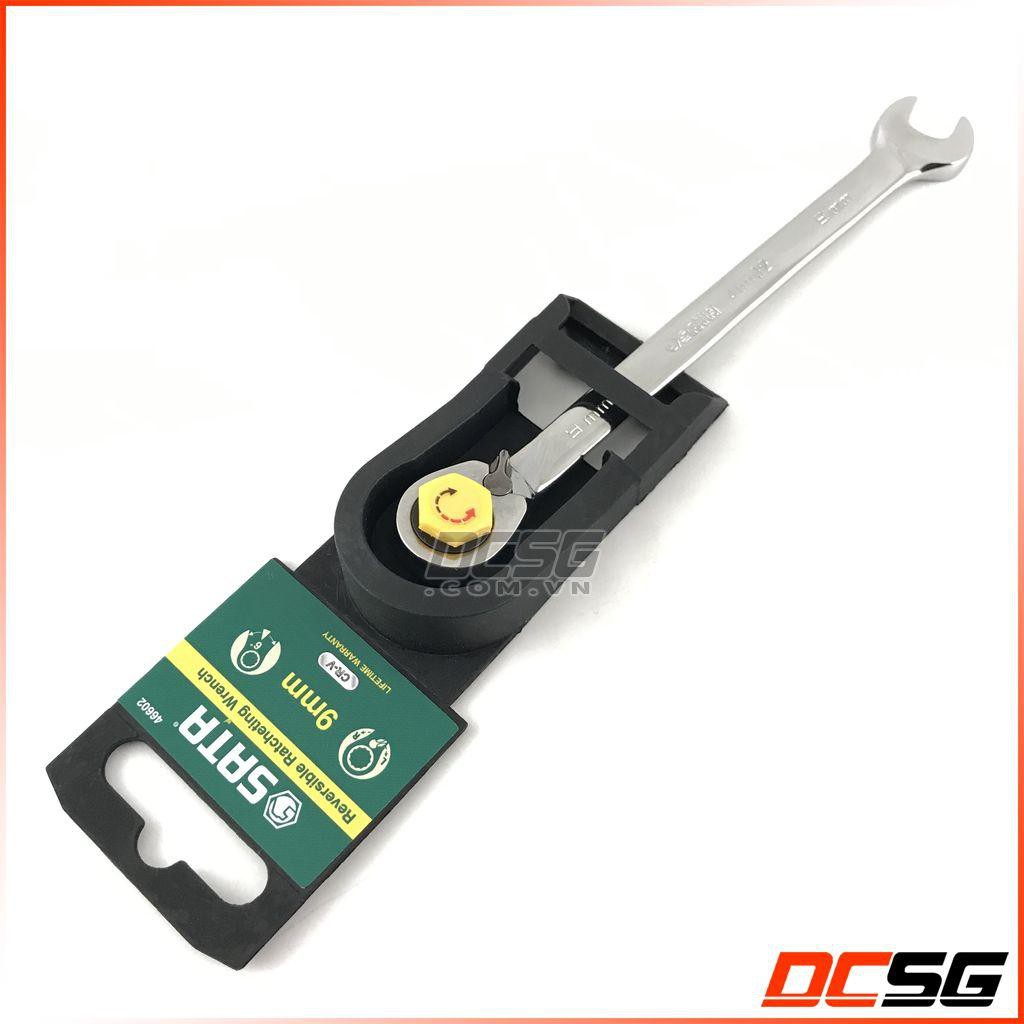 Cờ lê vòng miệng tự động đảo chiều 9.0mm Sata 46602