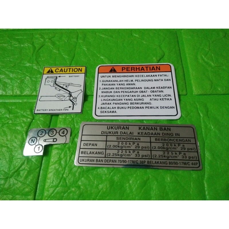 Bộ tem Thông Số Xe SuZuki Viva hàng nhập Thái Lan chất lượng cao dành trang trí riêng cho dòng xe này