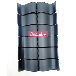Sỉ 12 kẹp càng cua 5 răng đen nhám