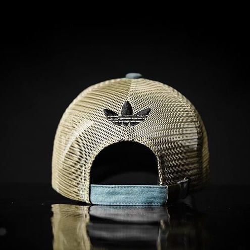 Nón lưỡi trai Adidas chất vải jean phối lưới Hàn Quốc cao cấp, nón kết thể thao jean xanh wax