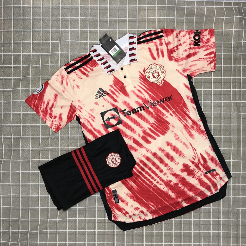 Áo Bóng Đá Câu Lạc Bộ Manchester UTD- Chất Polyeste - Cam 2013 - Hàng Thái Lan