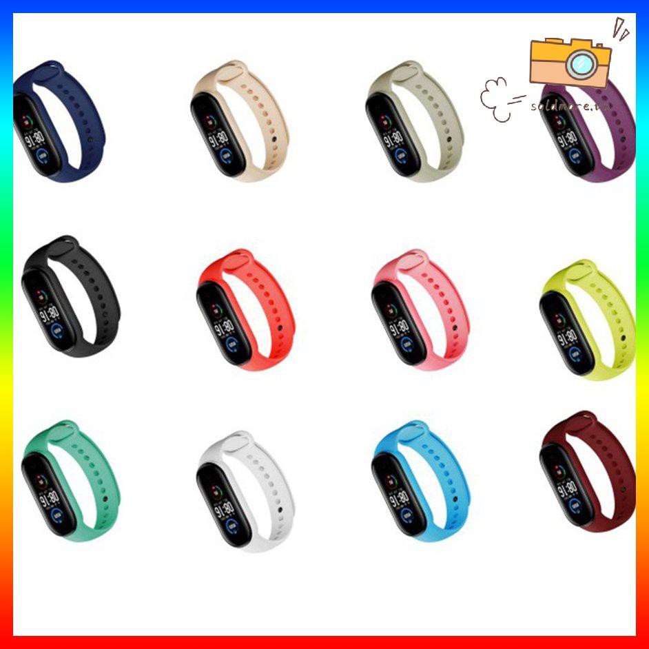 Dây Silicone Thay Thế Cho Đồng Hồ Mi Band 5