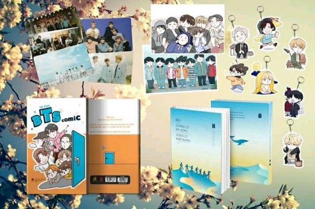 Sách - Combo BTS Comic và BTS -Ở đâu có hy vọng ở đó có khó khăn | WebRaoVat - webraovat.net.vn