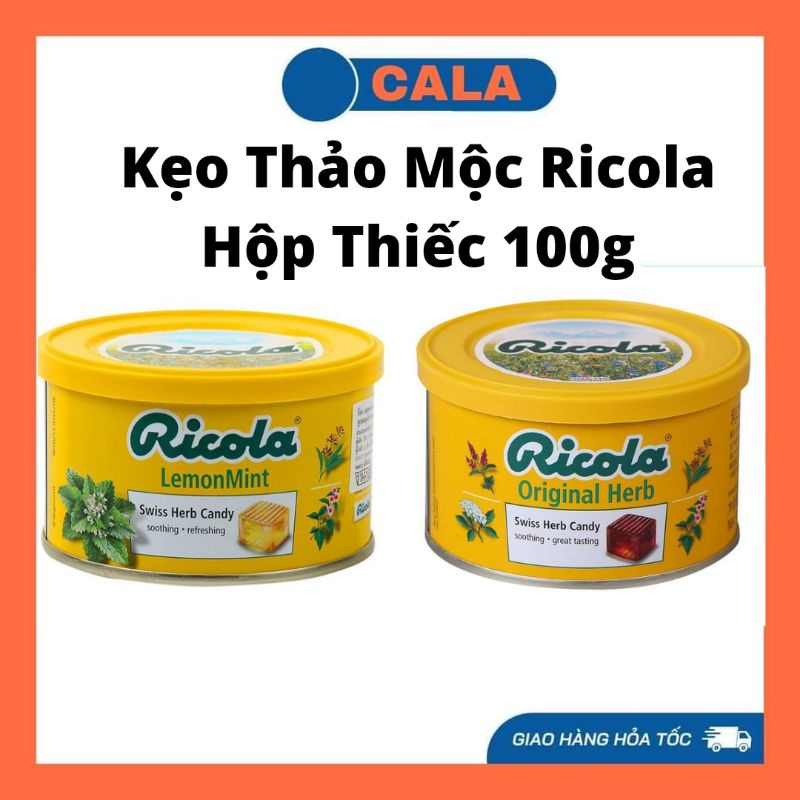 Kẹo Thảo Mộc Ricola Hộp Thiếc 100g