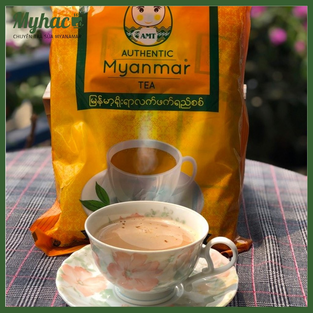 Chính hãng-2 gói trà sữa Myanmar Authentic