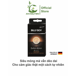 BAO CAO SU BILLY BOY EXTRA DUNN - SIÊU MỎNG, DA CHẠM DA, HỘP 6 CÁI
