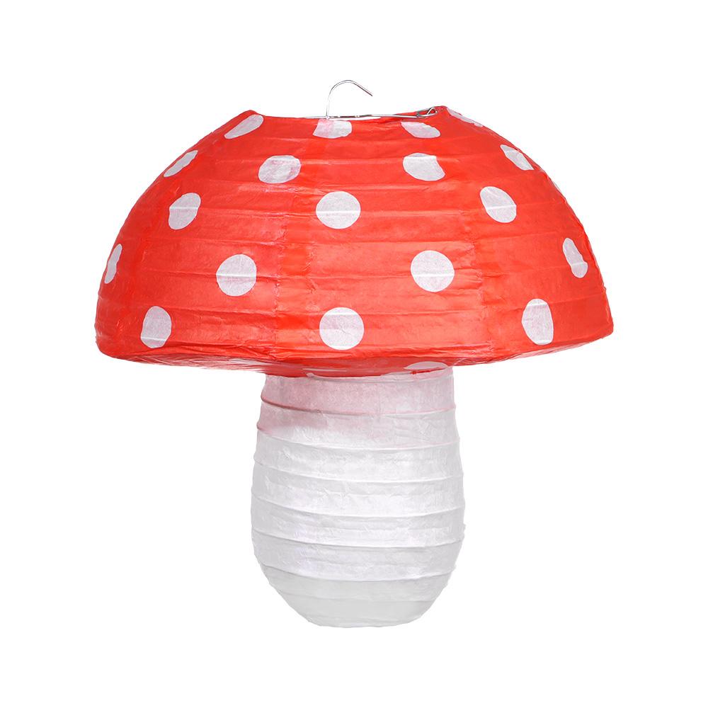 LEISURE Lồng Đèn Hình Nấm Trang Trí Phòng Kích Thước 8 Inch 12 Inch