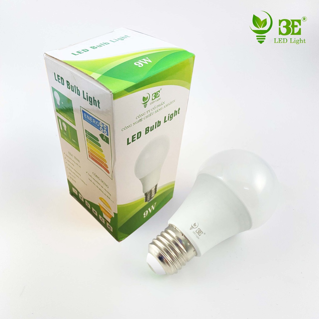 BÓNG ĐÈN LED TRÒN 3E 9W ÁNH SÁNG TRUNG TÍNH 4000K