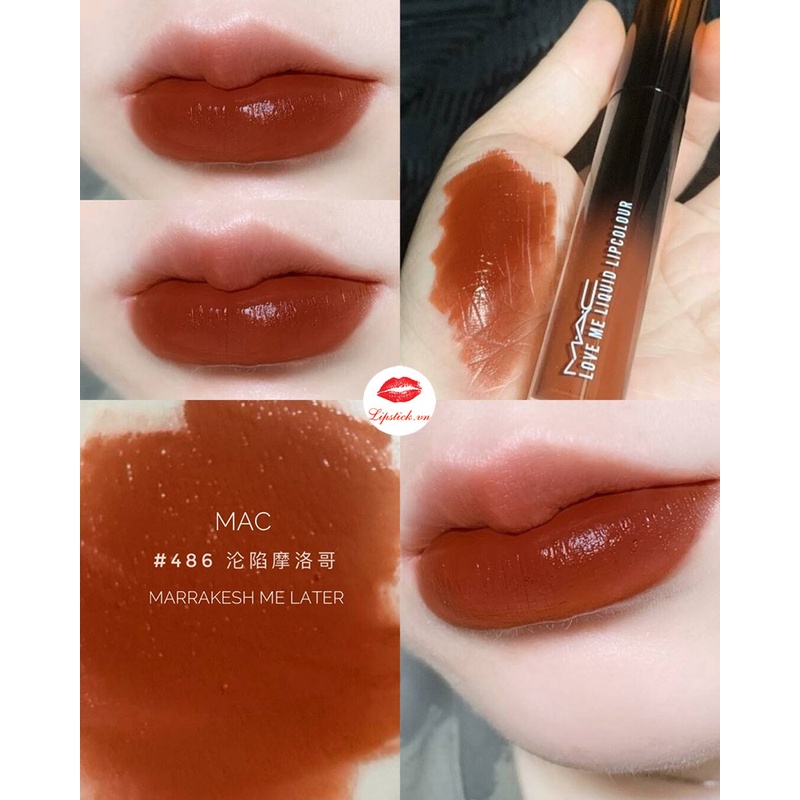 Son kem MAC Love Me Liquid Lipcolour Bunny Beauty hàng đủ bill