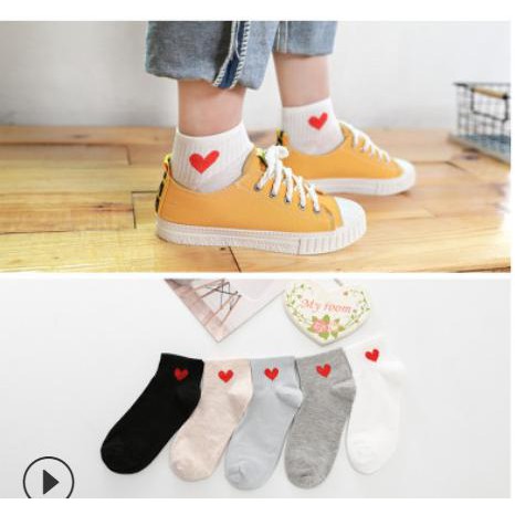 Vớ ngắn nữ trái tim -set 5 đôi