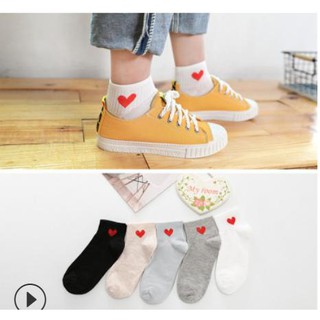 Vớ ngắn nữ trái tim -set 5 đôi