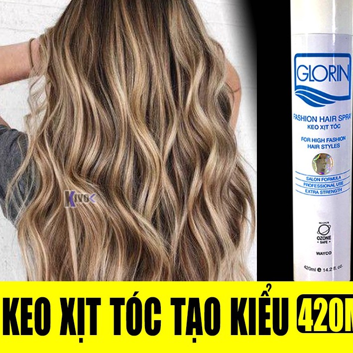 Keo xịt tóc giữ nếp Glorin Loại Mềm 420 ml