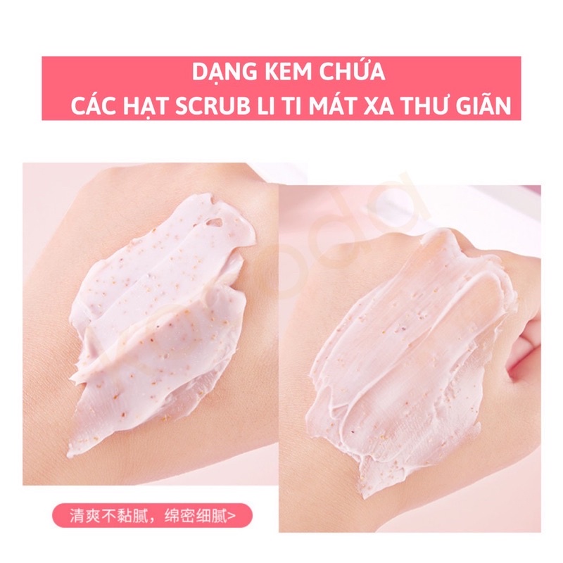 Tẩy tế bào chết toàn thân đào Heyxi Peach Clear Body Scrub 200g