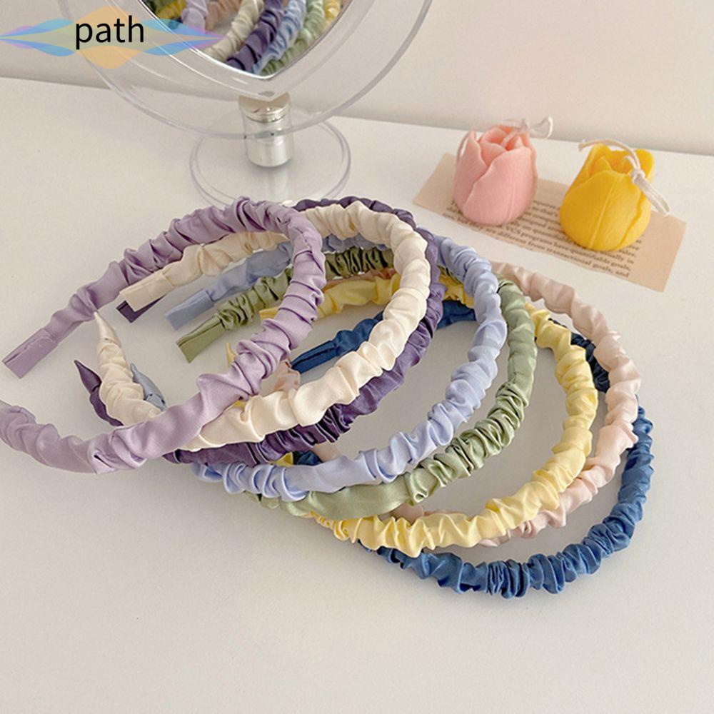 Băng đô vải lụa nhiều màu sắc phong cách hàn quốc đơn giản thời trang cho nữ