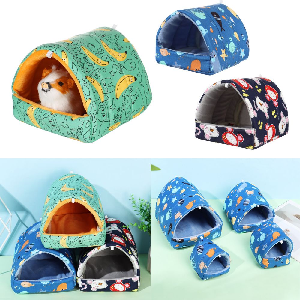 Giường Ngủ Mềm Mại Ấm Áp Nhiều Màu Sắc Thời Trang Mùa Đông Dành Cho Chuột Hamster/Thỏ/Sóc/Sóc