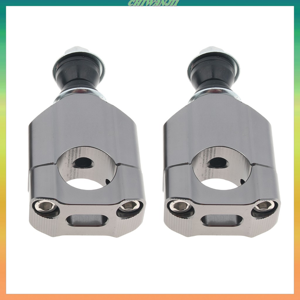 Bộ 2 kẹp gắn tay lái xe mô tô 28MM 1 1/8  chất lượng cao