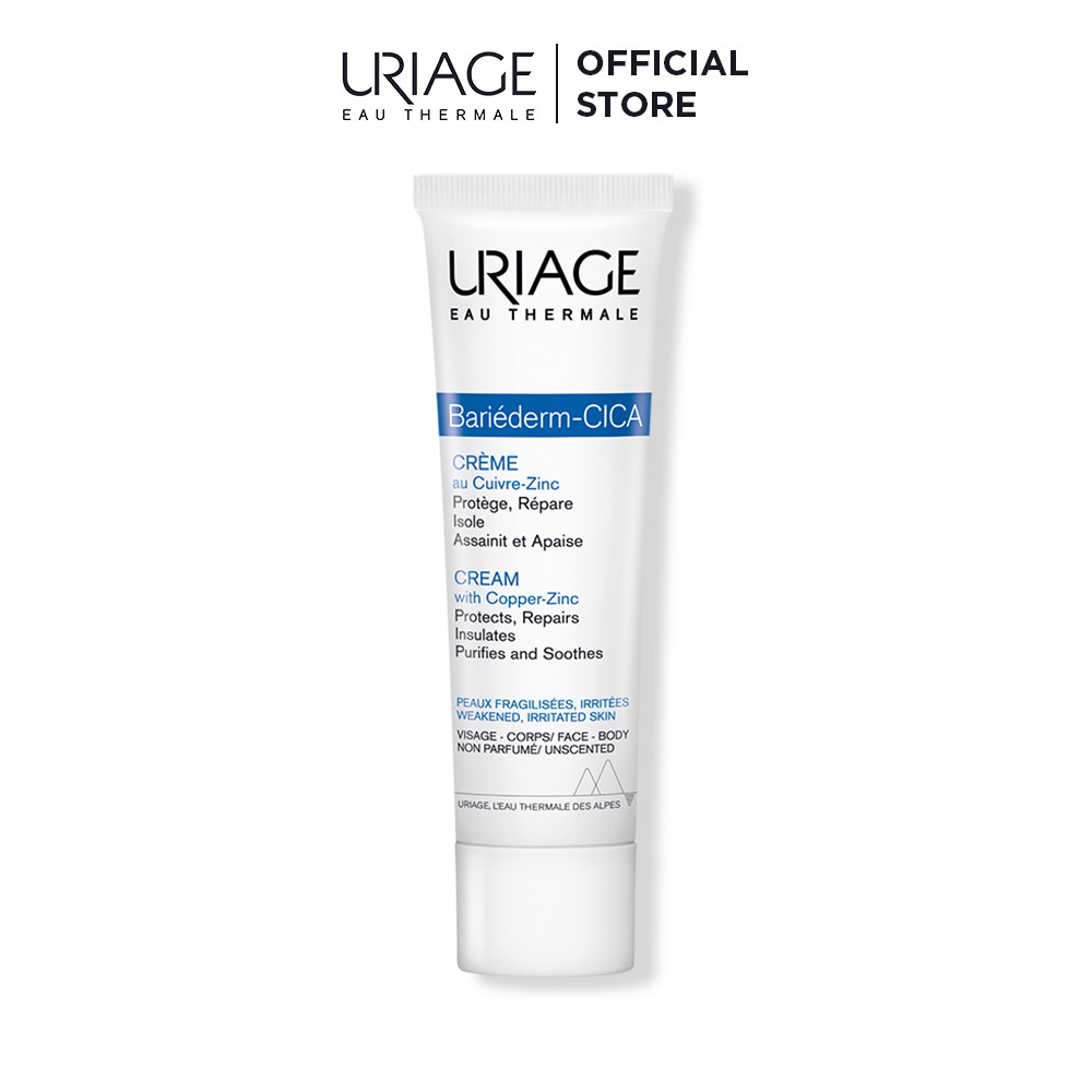 Kem làm dịu, làm lành và phục hồi da tổn thương URIAGE BARIÉDERM CICA-CRÈME 15ml