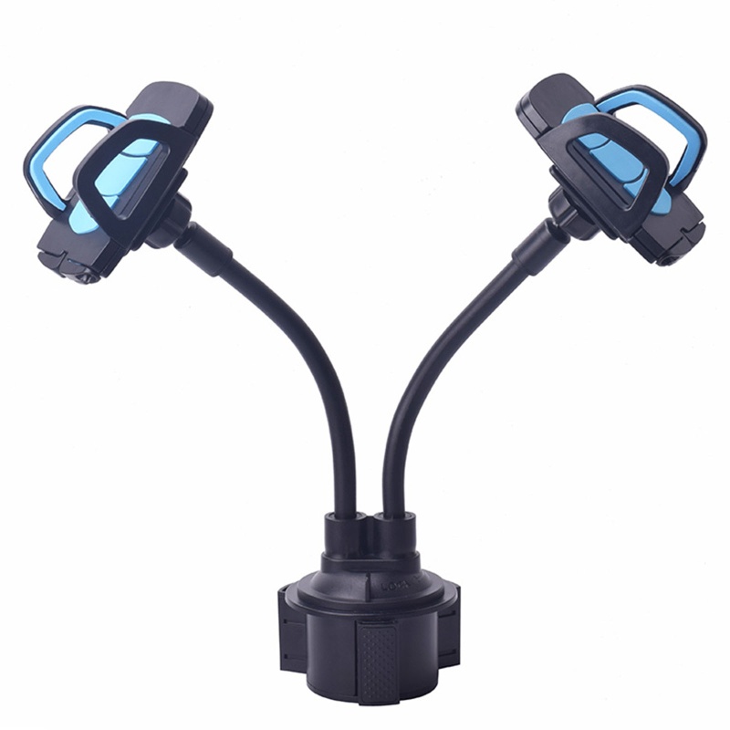 Giá Đỡ Điện Thoại Đôi Xoay 360 Độ Tiện Dụng Trên Xe Hơi° Kệ Đỡ Có Thể Xoay Với Kệ Hỗ Trợ