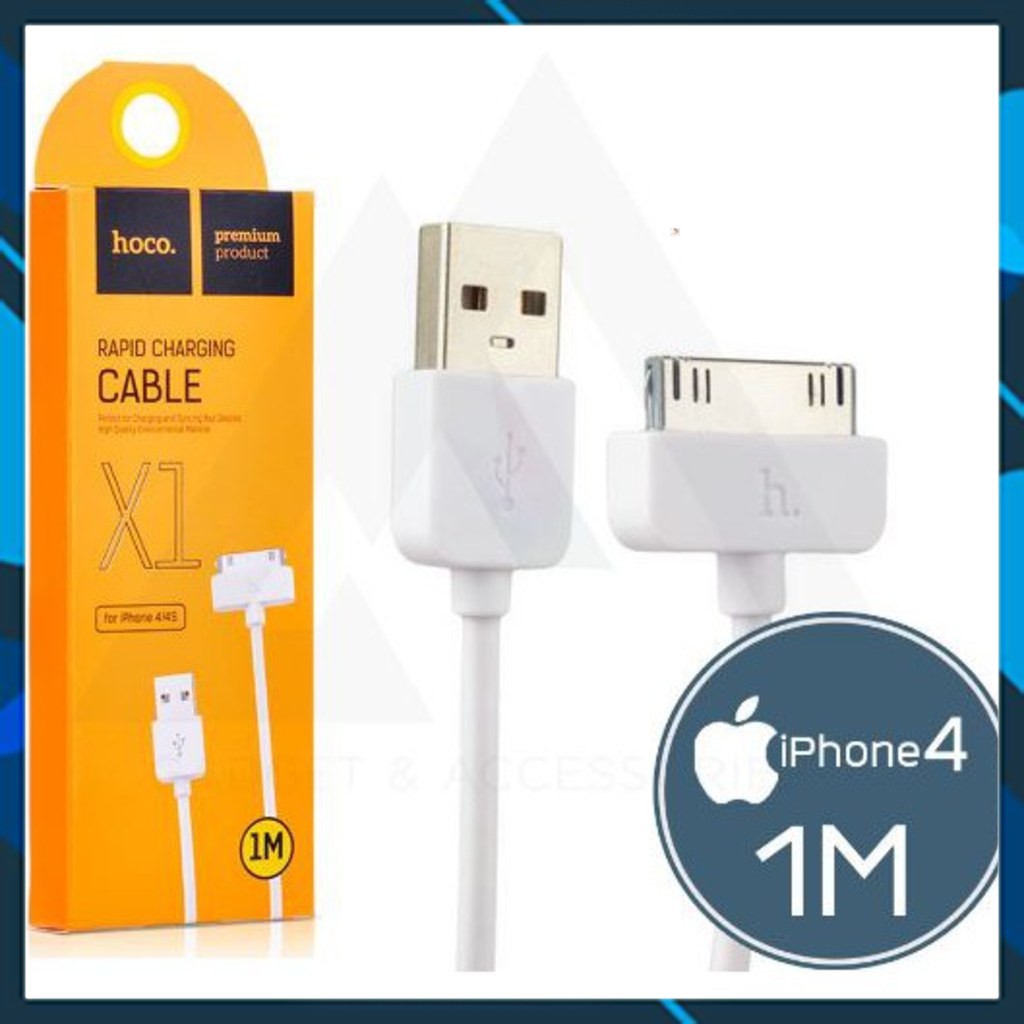 Cáp Sạc Iphone 4/4s Hoco X1