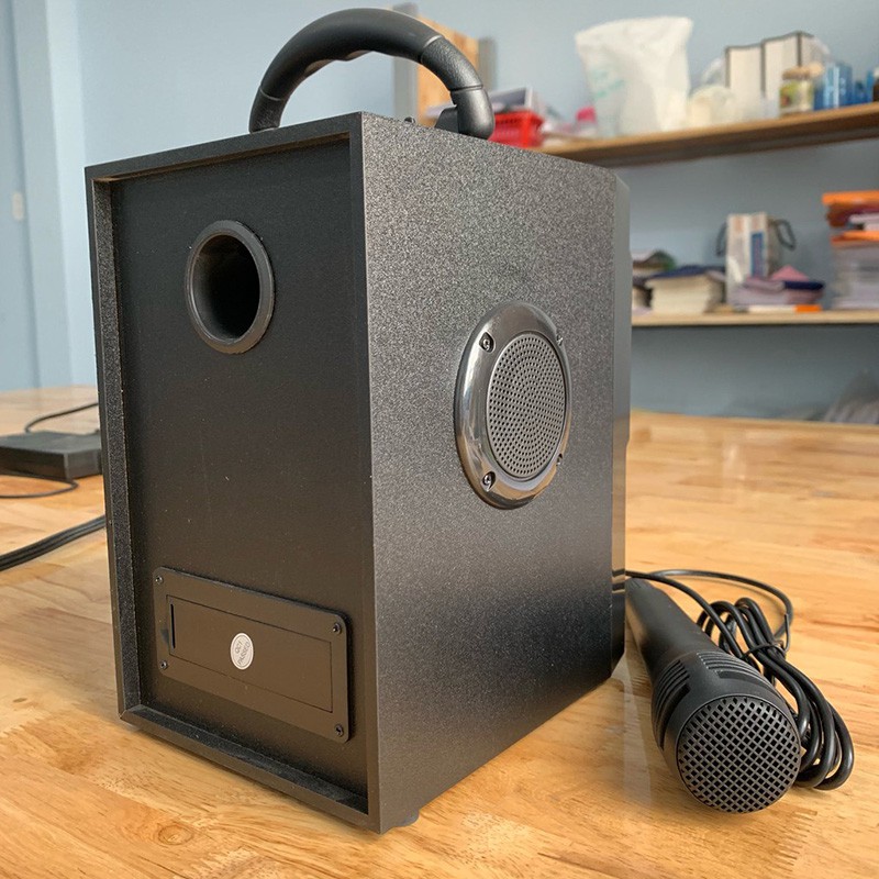 Loa Bluetooth Karaoke Di Động A300/A500 Mẫu Mới Nhất 2022 Tặng Kèm Micro - Bảo Hành Uy Tín 12 Tháng