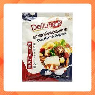 Hạt nêm nấm hương, hạt sen Delly Cook gói 200g