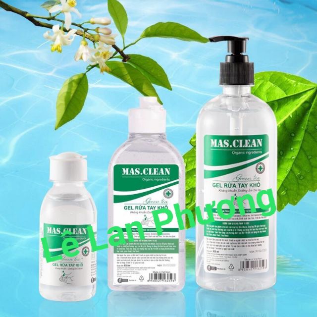 gel rửa tay khô ORGANIC MAS.CLEAN