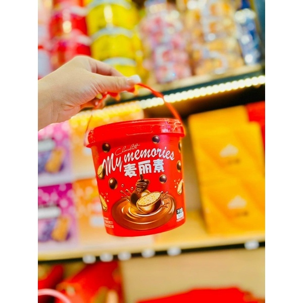 SOCOLA BỌC BÁNH XỐP MY MEMORIES hộp 168gr
