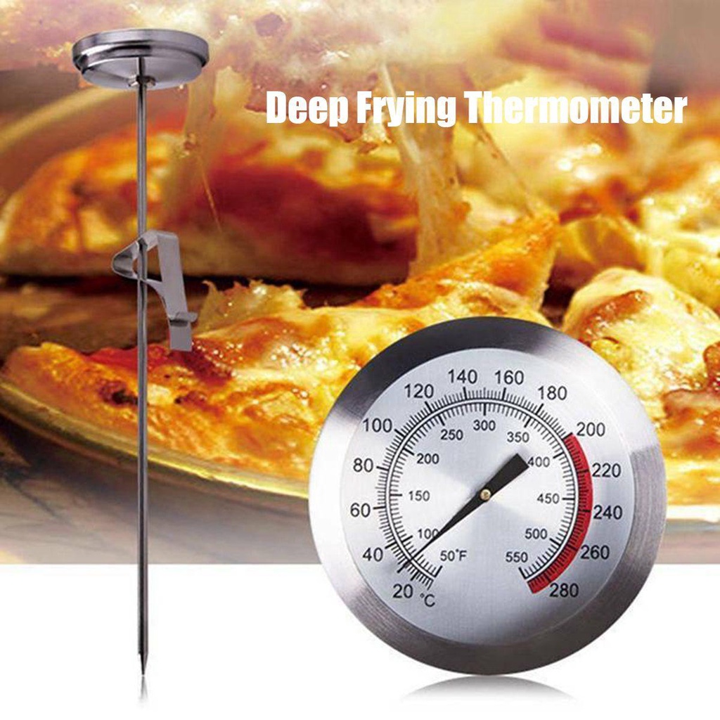 Nhiệt Kế Bằng Thép Không Gỉ Chuyên Dụng Cho Đo Nhiệt Độ Thức Ăn