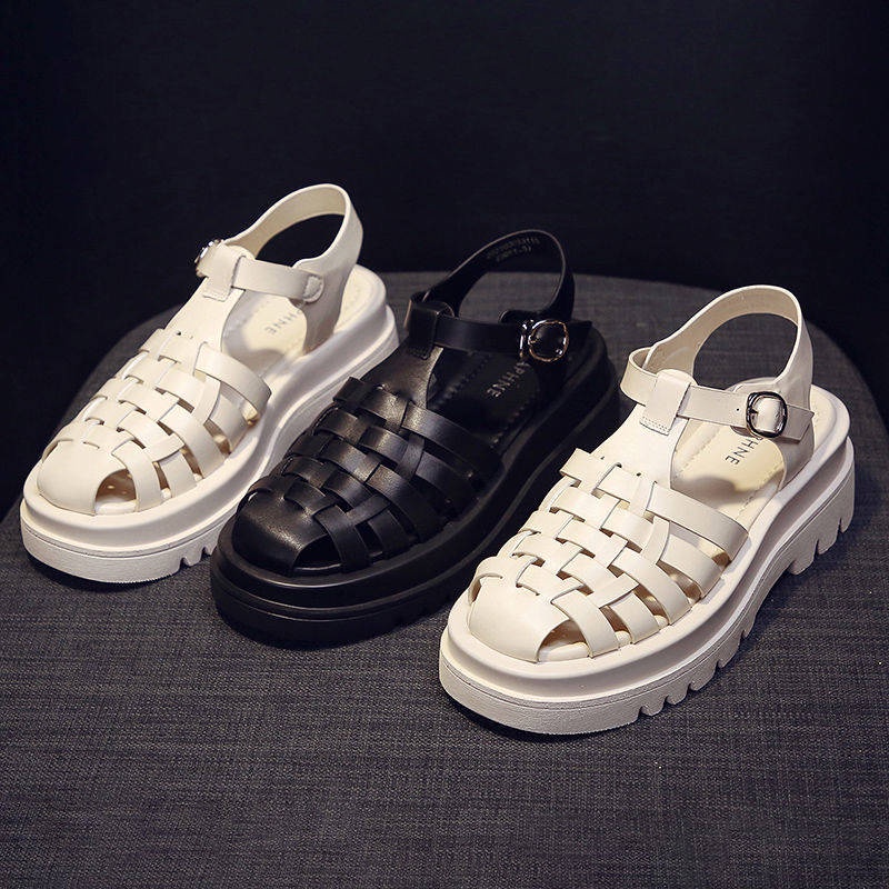 Dép xăng đan Giày Sandal Đế Dày Phong Cách Nhật Bản Mùa Hè Mới