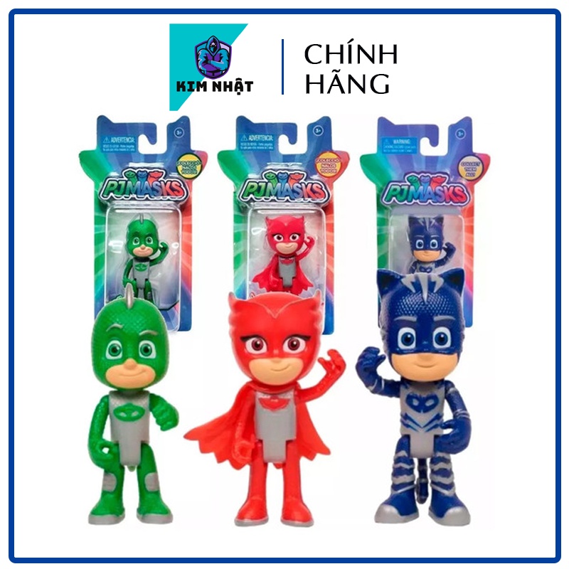 Set 3 mô hình nhân vật PJ Mask Light Up hàng xuất dư