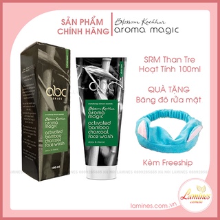 Sữa Rửa Mặt Aroma Magic Than Hoạt Tính 100ml - Aromamagic Actived Bamboo Charcoal Face Wash