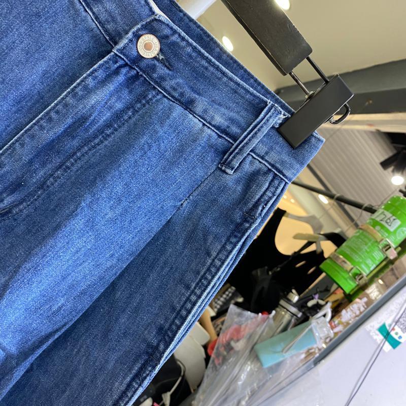 Quần Denim Dài Tới Mắt Cá Lưng Cao Phong Cách Hàn Quốc Thời Trang Mới 2022 Dành Cho Bạn Nữ