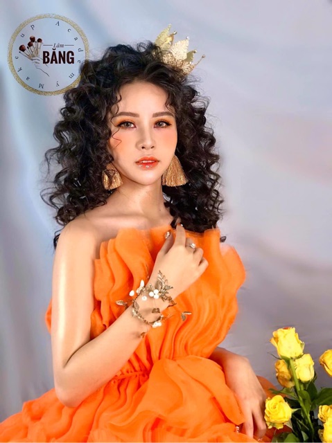 Váy von chụp concept kèm nơ