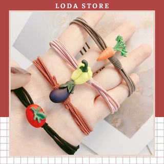 Dây cột tóc buộc tóc hình hoa quả hot hit